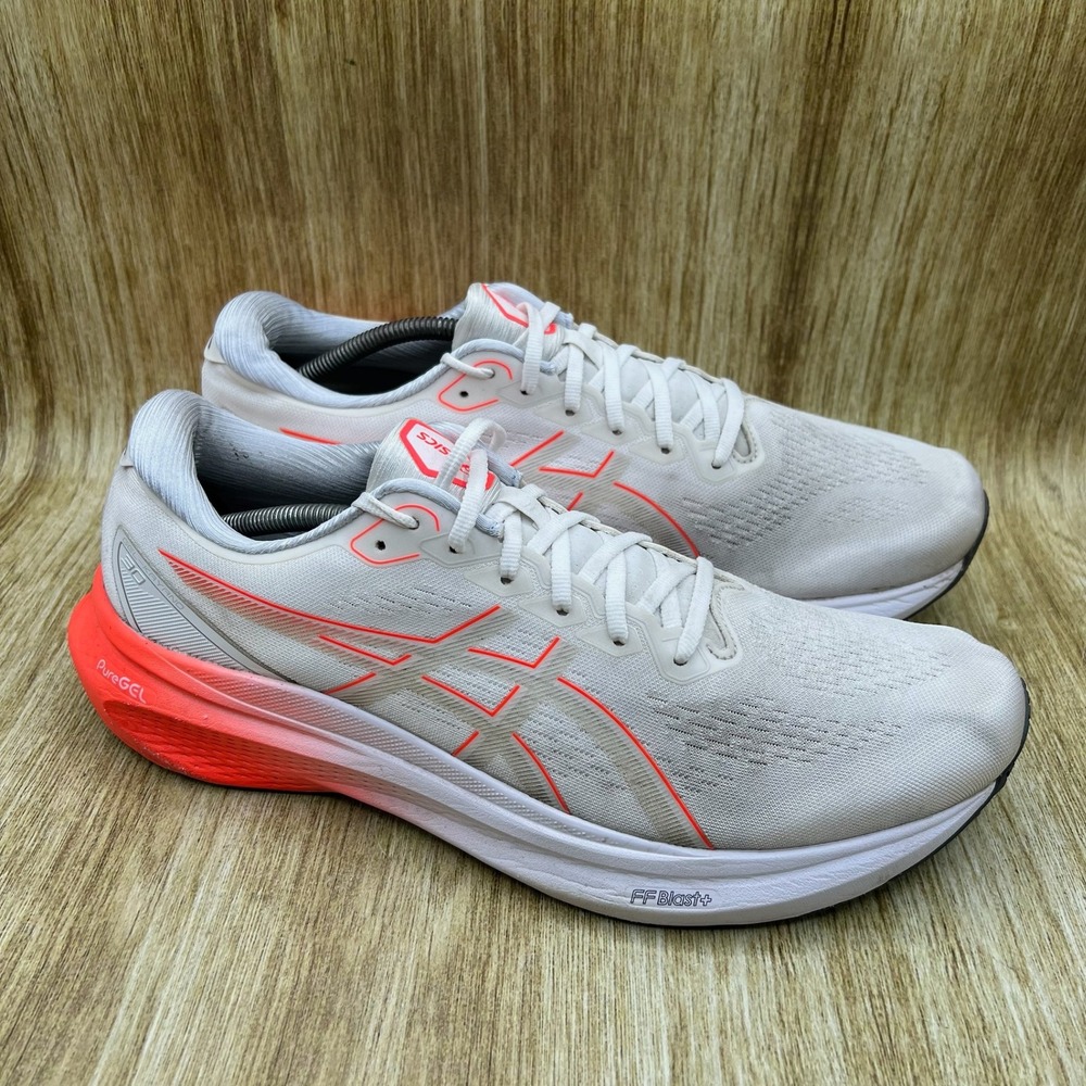 ASICS Gel-Kayano 30 Men's Size 12.5‎ White Coral Running Shoes Sneakers 1011B548